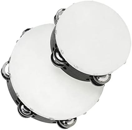 Vaveren Rattle Drum Shaking Rattle Drum Toy Timbrel for Education by Vaveren