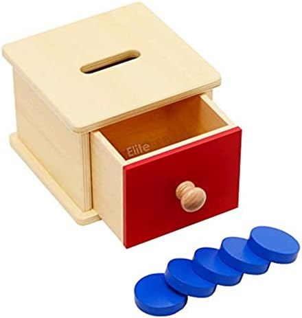 Elite Montessori Coin Box with Thicker Coins by EliteMontessori