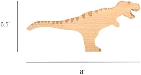 tickit Wooden Dinosaur Blocks | Set of 10 | Ages 10m+ | Open Ended Pretend Play Toy for Babies and Toddlers | Encourage Imagination - Image 3