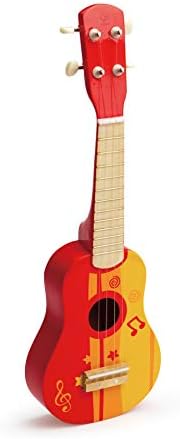 Hape Kid's Wooden Toy Ukulele, Red by Unknown