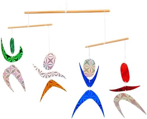 Color Dancers Hanging Mobile,Montessori Mobile, Infant Toy, Baby Mobile, Visual Tracking, Newborn Toy - Image 6