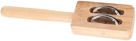 Alomejor Environmental Friendly Jingle Stick Shaker Mini Size Wooden Jingle Bell for Kids Cognitive Ability Improvement - Image 2