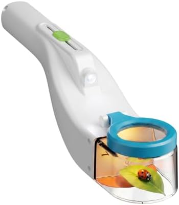 Baideluo Kids Bug Catcher with LED Light & 6X Magnifying Glass (White) by BuyNow