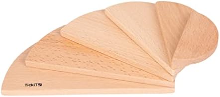 TickiT Natural Architect Panels - Arches - Set of 6 - Stacking Blocks for Ages 1+ - Open-Ended Toys - Image 2