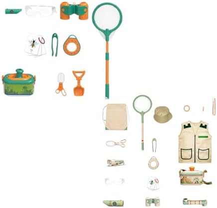 Curiosity Toy Set for Nature Watching Play with Goggles Binoculars Catching Tools and Learning Toy Family Outdoor Fun Curiosity Set - Image 4
