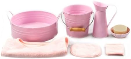 Montessori Practical Life Cleaning Set, Toddler Washing Work Kit, Fine Motor Skills Development,Pink by Unknown