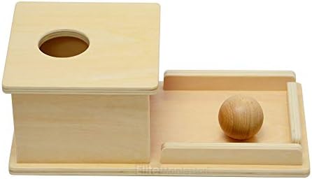 Elite Montessori Object Permanence Box with Tray and Ball - Image 4
