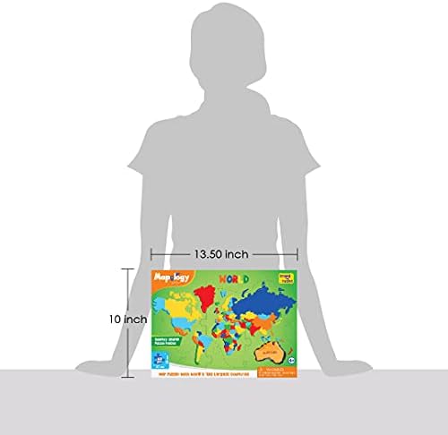 Imagimake Mapology World Map Puzzle | Educational Toys for Kids 5-7 | Puzzles for Kids Ages 4-8 | Map of The World | 6 Year Old Boy Gifts & Girl Gifts - Image 6