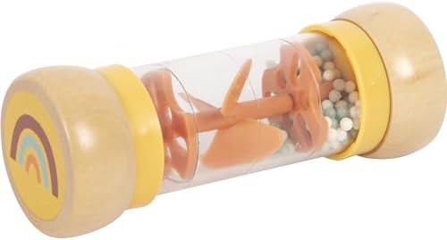 Small Foot Rainmaker Rattle Safari, Fascinating Wooden Sensory Toy, for Kids Aged 6+ Months Old, 12458 - Image 4