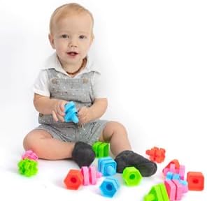 Jumbo Nuts and Bolts for Toddlers - 40 Pcs Screw Toys for Toddlers 3 - Occupational Therapy Toy with Storage Tote and Book - Shape Sorter Fine Motor Toy - Manipulatives for Preschoolers - Image 6