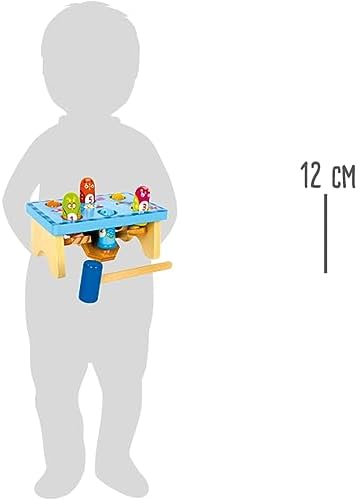 Small Foot Wooden Toys Smack the Bird Knock Playset with Hammer designed for children ages 18 months - Image 5