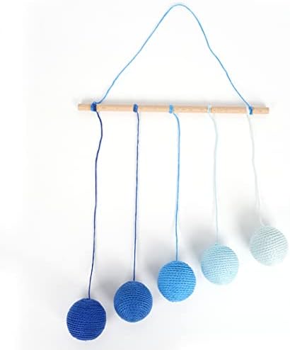 Montessori Blue Gobbi Ball Gobbi Mobile, Montessori Mobile,Essential Mobile, Hanging Mobile Learning Mobiles - Image 4
