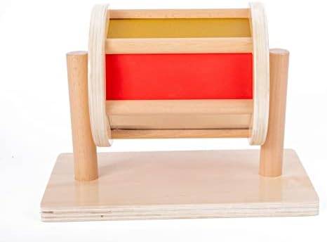 Full Size Spinning Drum Montessori Toys for Infant 6 - 12 Months 1 Year Old Babies Toddlers (Multiple Materials) - Image 6