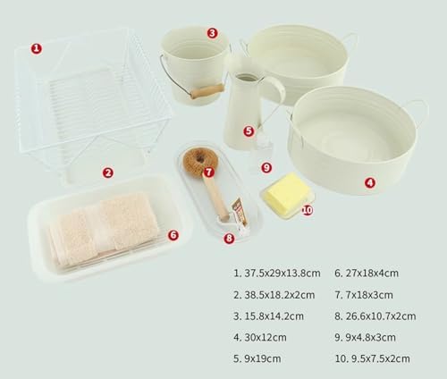 Montessori Kitchen Cleaning Tableware Set, Early Childhood Cleaning Practice Materials - Image 2