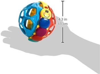 Baby Einstein Bendy Ball Easy Grasp Oball Rattle BPA-Free Toy, Ages 3 Months+ - Image 3