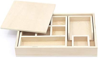 Kiddison Gluing Activity Montessori Glue Box with Jar & 10Brushes Montessori Toys - Image 3
