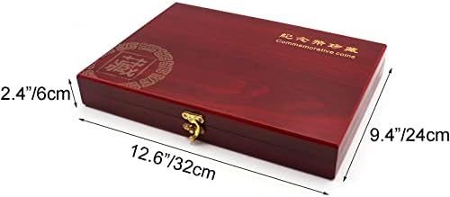 100 Pieces 30mm Coin Capsules and 4 Sizes (18/25/27/30mm) Protect Gasket Coin Holder Case with Wooden Storage Organizer Box for Coin Collection Supplies - Image 7
