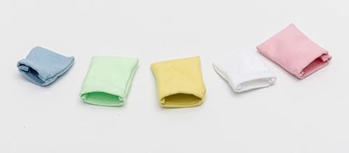 Montessori Kids's Finger Cleaning Cloths, Mini Plush Cleaning Cloths (5 Pieces) - Image 2