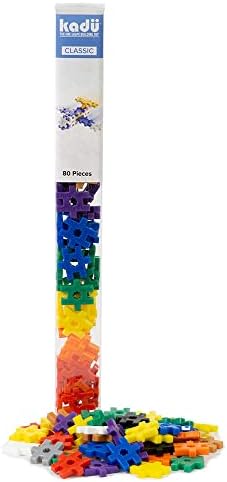 KADÜ 80 Piece Classic Set Kids Age 5+ Building Block STEM Interlocking Toy by IncrediblyInterconnectableToys