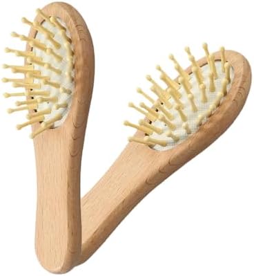 Montessori Wooden Hair Brush (2pcs) by Unknown