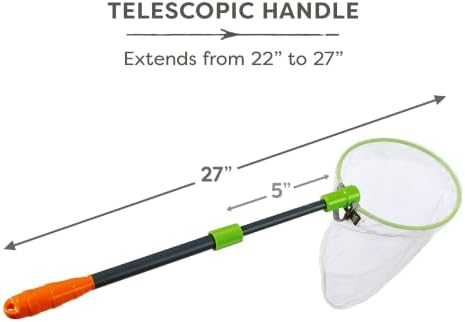 HABA Terra Kids Scoop Net – Bug Catcher for Kids with Telescopic Handle, Fun & Durable Outdoor Play Toys & Science Toys for Bug Catching & Exploring Nature for 5+ Year Olds - Image 5