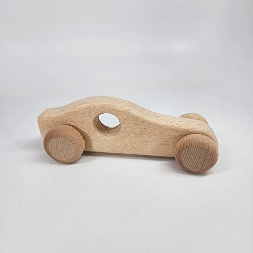 Adventure Awaits! - 2 Pack - Wooden Cars for Toddlers & Babies, Montessori Baby Rattles Teething Toys - Image 3
