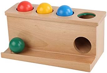 Adena Montessori Baby Push Object Permanence Ball Push Toy for 1 Year Toddler 2 Year Old by AdenaMontessori