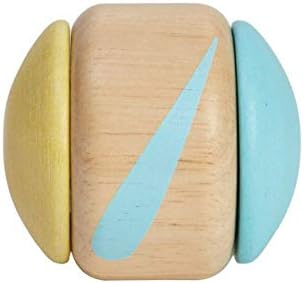 PlanToys Wooden Clapping Roller Early Learning & Development Toy for Babies (5253) | Pastel Color Collection | Sustainably Made from Rubberwood and Non-Toxic Paints and Dyes - Image 2