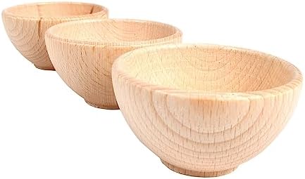 TickiT 73939 Wooden Bowls - Set of 3 - Image 3
