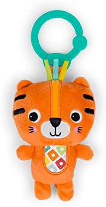 Bright Starts Jingle Joy Reach & Rattle Toy for Stroller - Tiger with Chime Sounds - Unisex, Newborn + by BrightStarts