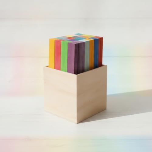 Milageto 120 Pieces Flat Wooden s, Style to 2, Color to 2 - Image 3
