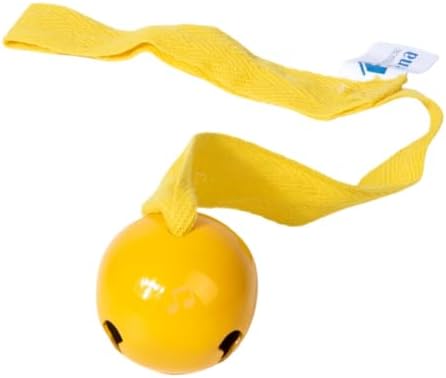 Adena Montessori Yellow Bell with Ribbon, 3-12mo by AdenaMontessori