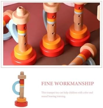 2Pcs Wooden Rattle, Educational Musical Instrument Gift Set - Image 3