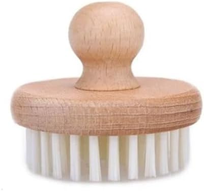 Montessori Kids' Cleaning Brush, Natural Beech Wood Dust Brush with Soft Bristles, Child-Sized Hand Broom by Unknown