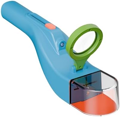 Baideluo Kids Bug Catcher with LED Light & Magnifying Glass (Blue) by Baideluo