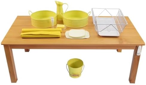 Montessori Kids's Kitchen Dishwashing Work Teaching Aid Set, Daily Life Teaching Aid - Image 2