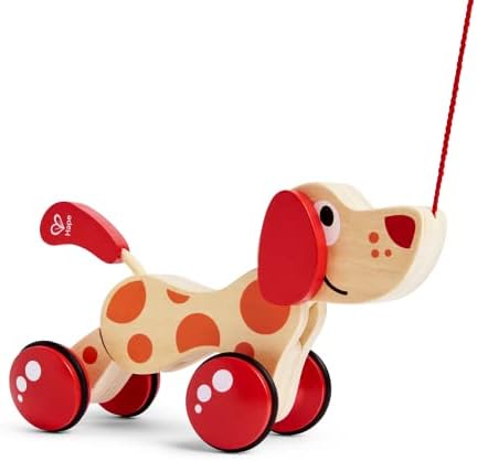 Hape Walk-A-Long Puppy Wooden Pull Toy by Unknown
