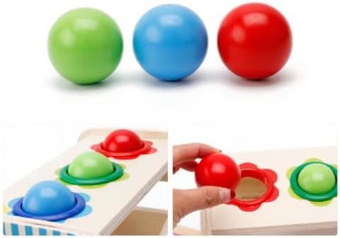 Wooden Pound A Ball Toy, Xylophone Hammer Ball Game - Image 4