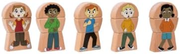 Social Emotional Learning Toy for Kids Ages 1-3, Wooden Stacking Blocks | Montessori Emotion Matching Toys, Sensory Game for Toddlers 18 Months and Up, Feelings Sorting Activities for 2 Year Old - Image 3