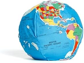 Pocket Earth HUGG-A-PLANET | Soft Plush Globe for Children | Montessori Educational Toy for Kids, Teens, Adults, Teachers, and Parents | Planet Earth Learning Toy | Classroom Must Haves by HuggAPlanet