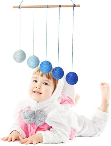 Montessori Blue Gobbi Ball Gobbi Mobile, Montessori Mobile,Essential Mobile, Hanging Mobile Learning Mobiles - Image 6