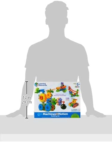 Learning Resources Gears! Gears! Gears! Machines in Motion - Toddler STEM, Building Toys for Kids, Hands-On Construction & Engineering Set, Critical Thinking, Fine Motor Skills - Image 3