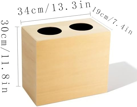 Premium Montessori Mystery Box – Large 13.8" Wooden Stereognostic Box with Soft Fabric Sleeve, Geometric Solids Sensory Activity for Tactile Discrimination & Object Permanence, Ages 3-6 - Image 3