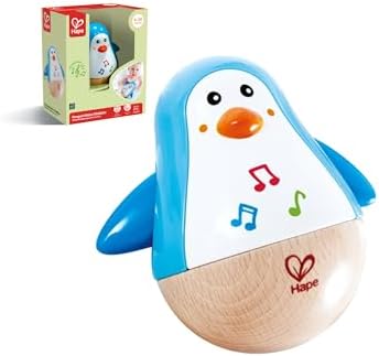 Hape Penguin Wobbler| Colorful Wobbling Penguin, Roly Poly Toy for Kids 6 Months+ by Unknown
