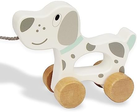 2 Pcs Baby Toys Car,Wooden Pull Along Toddler Toy, Developmental Toy for 1 Year Old Girl Boy Birthday Gift - Image 2
