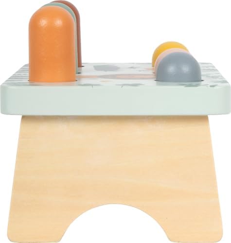 small Foot Safari 12740 Knocking Game Made of FSC 100% Certified Wood, Robust Motor Skills Toy with Hammer and Wooden Rods, for Children from 12 Months - Image 5