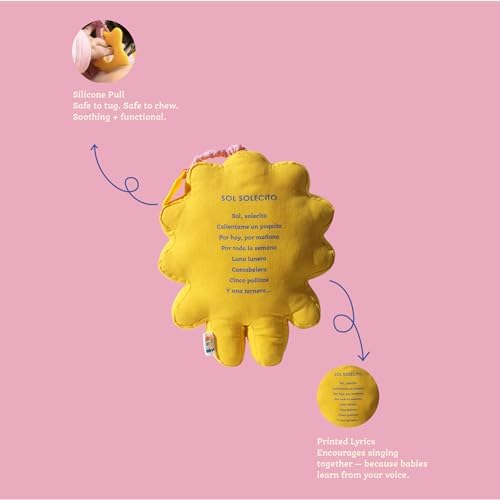 Birdsong Cuéntale al Sol (Count with the Sun) Bilingual Baby Musical Plush Toy – Spanish & English Counting 1–10 Toy for Babies 0+, Sensory Infant Toy, Bilingual Baby Gift - Image 4