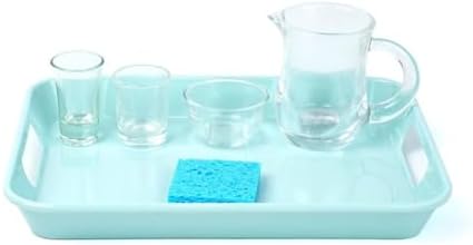 Pouring Practical Life Set, Toddler Water Transfer Activity Tray by Unknown