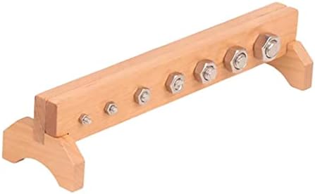 Montessori Nuts and Bolts Board for Kids Preschool Screw Educational Learning Material for 3 Years Up Kids by YIJU