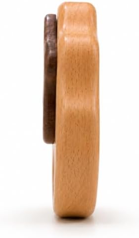 Baby Rattle – Wooden Baby Rattle for Babies 0-6 Months, Star - Image 3